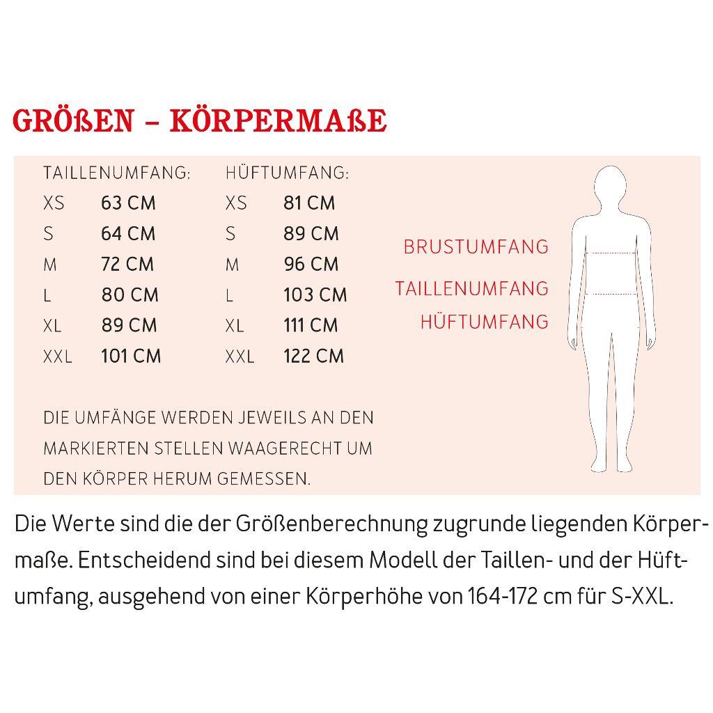 Papierschnittmuster Shorts Frau Gesa XS-XXL